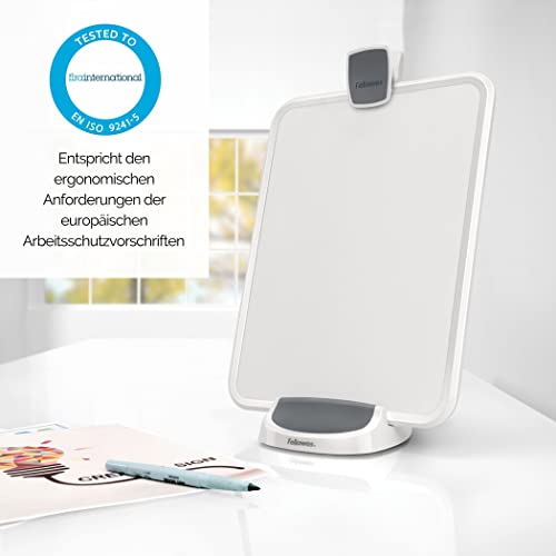 Fellowes 9311502 I-Spire Konzepthalter weiß-grau, Large