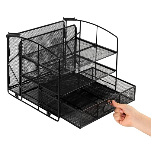 Amazon Basics Schreibtisch-Organizer, schwarz