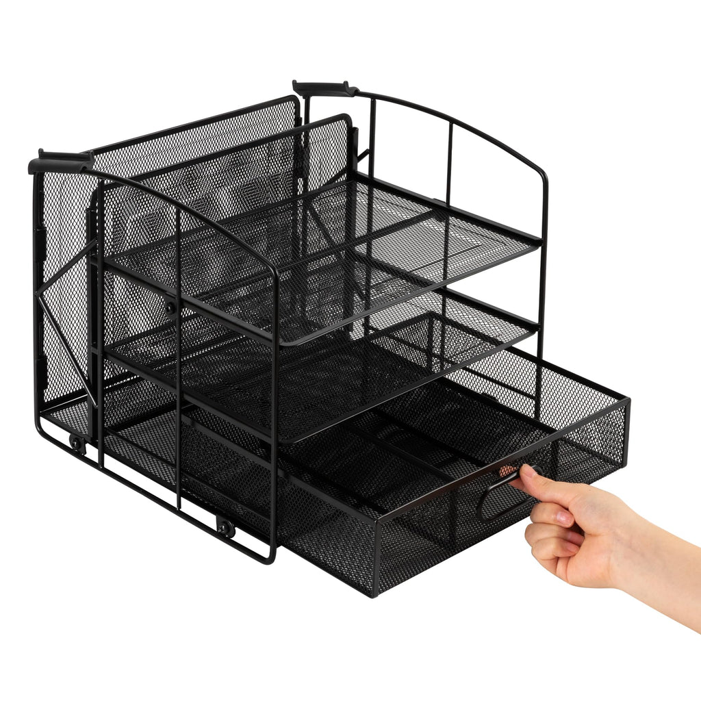 Amazon Basics Schreibtisch-Organizer, schwarz