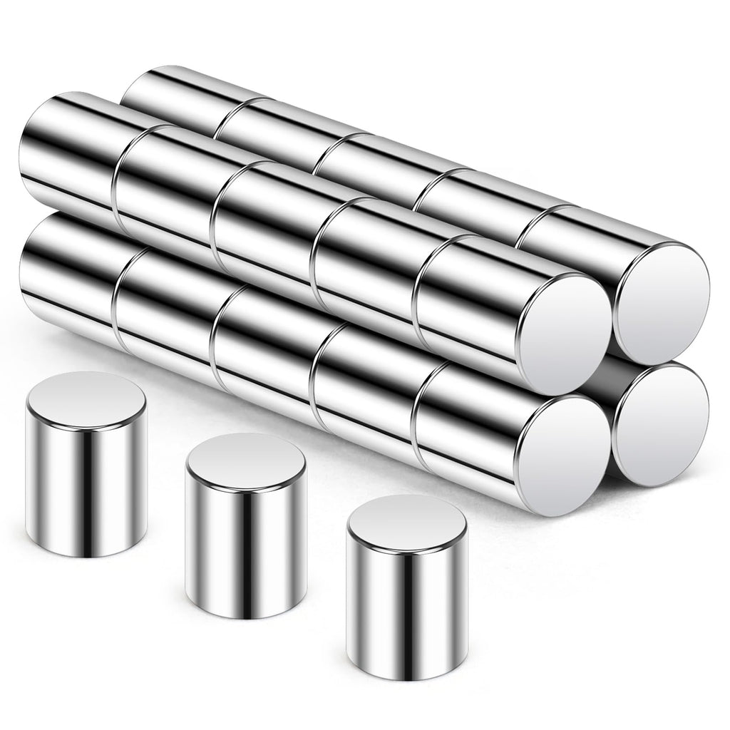 Wukong 8×10mm | 20 Stück Neodym Magnete Stark, Kleine Magnete Stark Pinnwand Magnet, Whiteboard Magneten Starke Flach, Mini Magnet für Magnettafel, Kühlschrank and Büro