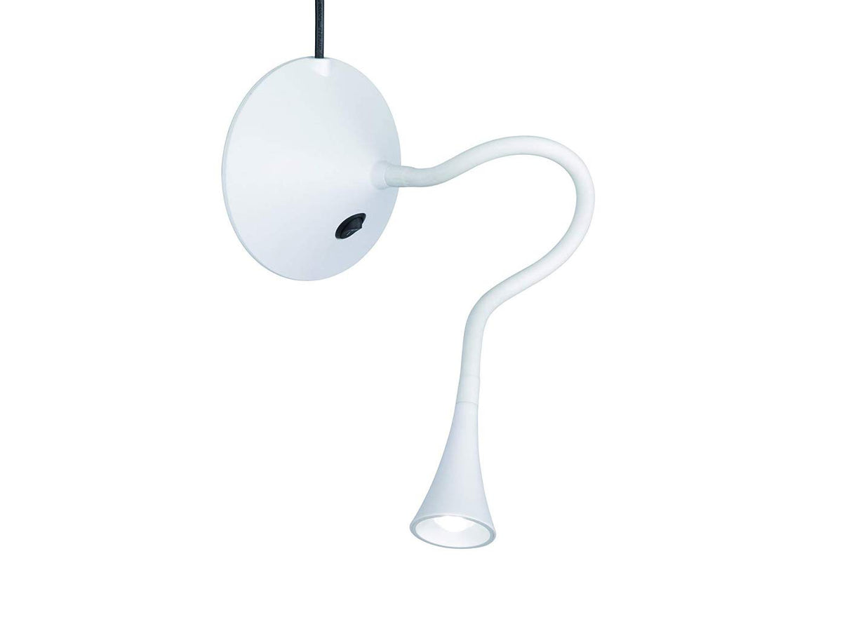 Reality Leuchten LED Tischleuchte und Wandleuchte Viper R52391101, Kunststoff weiß, inkl. 3 Watt LED