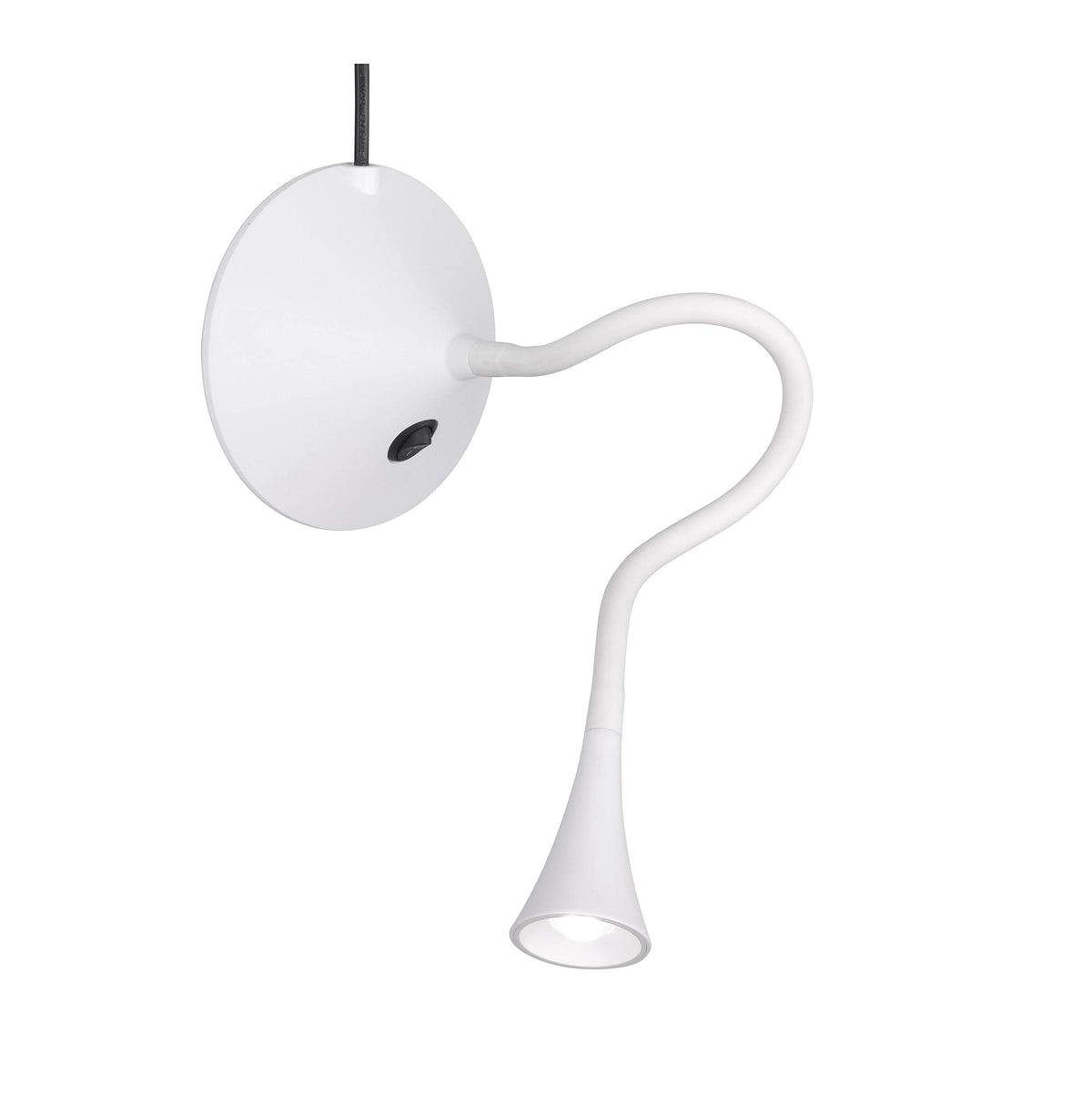 Reality Leuchten LED Tischleuchte und Wandleuchte Viper R52391101, Kunststoff weiß, inkl. 3 Watt LED
