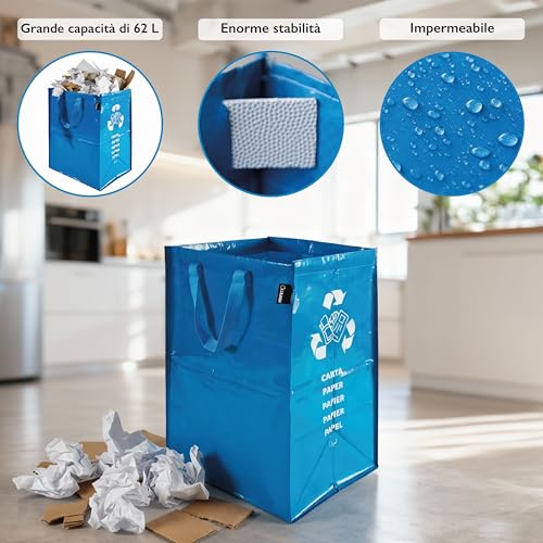 Perfetto Container coll. Recycle - cm. 30x38xh.55-1 Stück - Paper