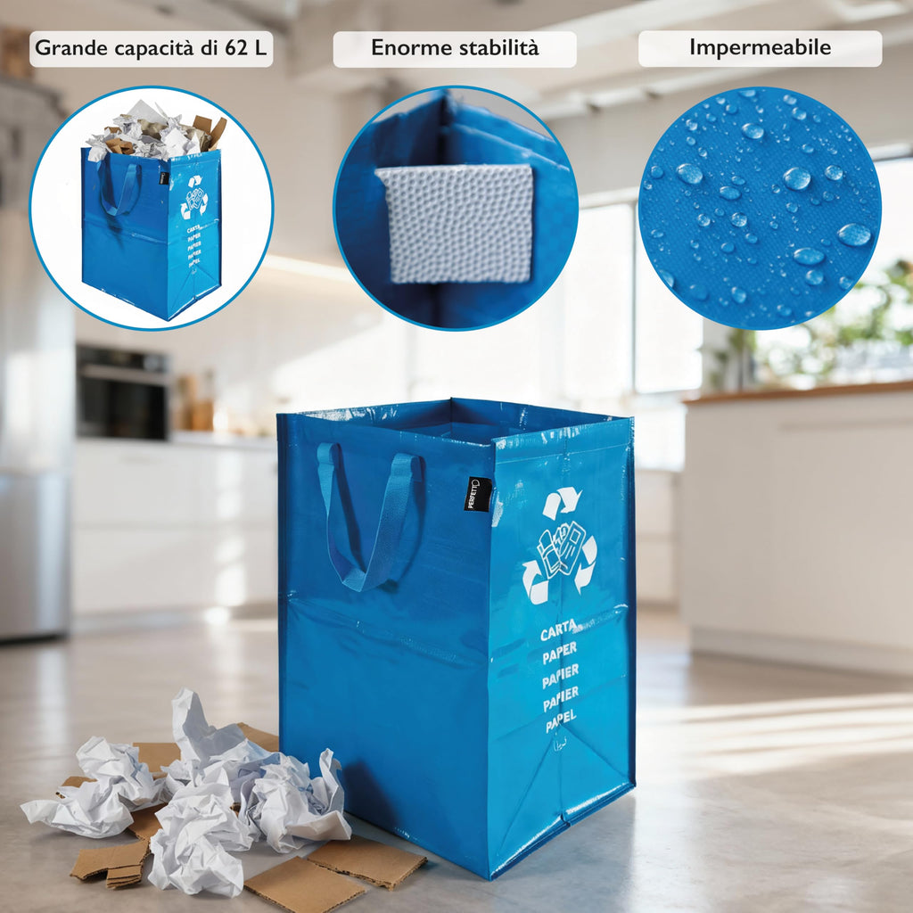 Perfetto Container coll. Recycle - cm. 30x38xh.55-1 Stück - Paper