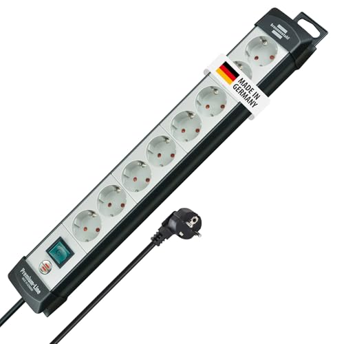 Brennenstuhl Premium-Line Steckdosenleiste 8-Fach, 5m