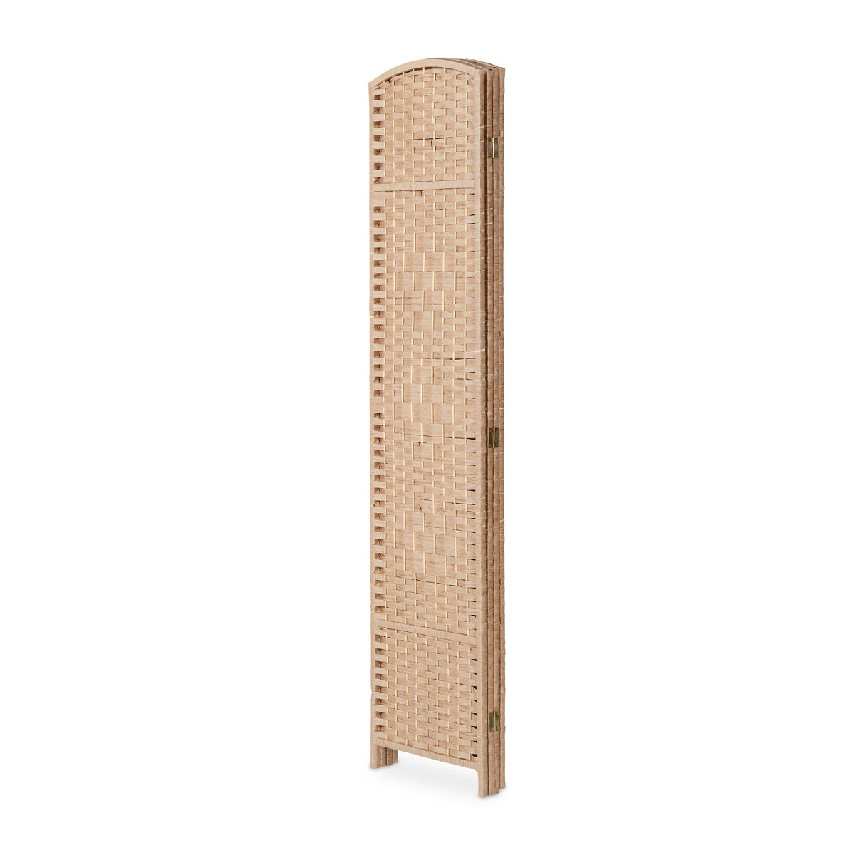 Relaxdays Paravent, 4-teilig, Raumtrenner faltbar, HxB 170x160 cm, Natur