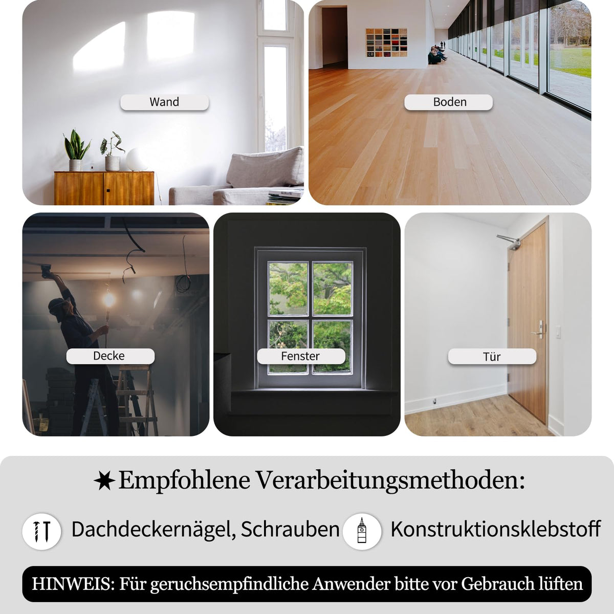 BXI Mass Loaded Vinyl Schallschutzmatte Dämmung - 6 kg/m², 30 x 250 cm MLV Schallschutzfolie, Schalldämmung Trittschalldämmung Isoliermatte, Schalldichte Barriere, Anti-Vibrationsdämpfung, 3 mm Dicke