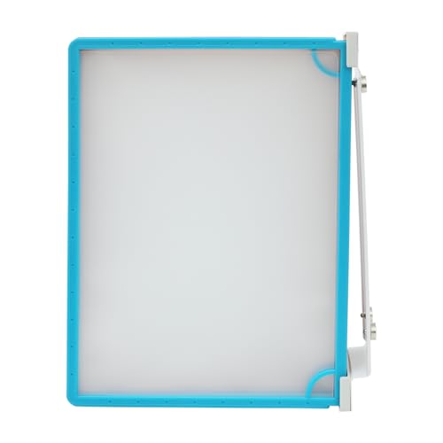Magnetisch Wand Sichttafelsystem mit 10 Sichttafeln A4 Mehrfarbig