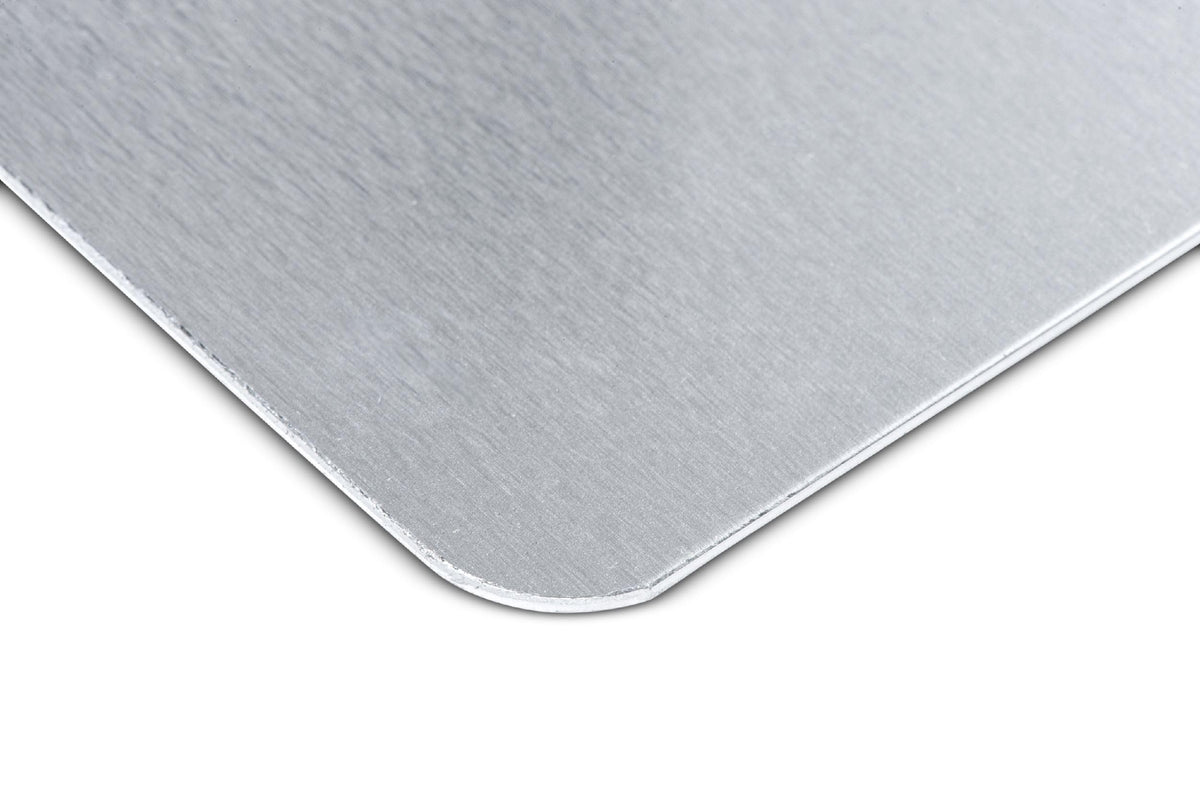 MAUL Buchstütze Aluminium Silber 2er Set Kratzfest glänzend