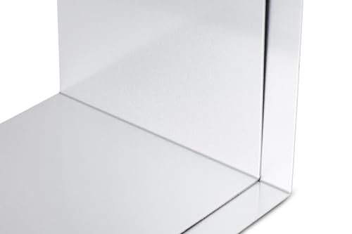 MAUL Buchstütze Aluminium Silber 2er Set Kratzfest glänzend