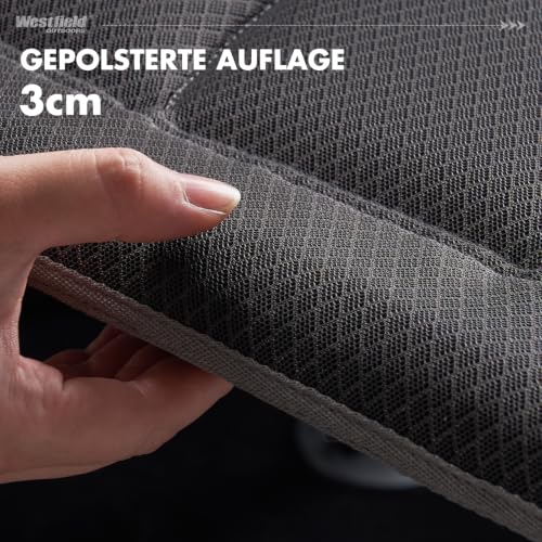 Westfield Outdoors Focus Camping Fußhocker faltbar höhenverstellbar 35-45cm