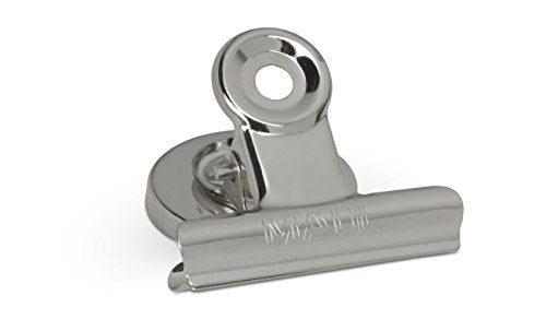 MAUL Papierklemmer Magnet MAULstandard silber 2er Set starke Haftung
