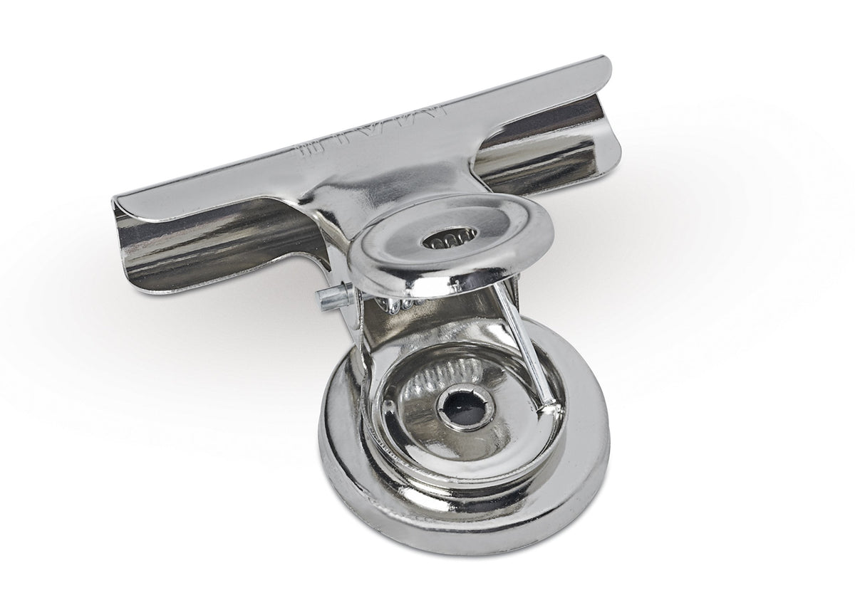 MAUL Papierklemmer Magnet MAULstandard silber 2er Set starke Haftung