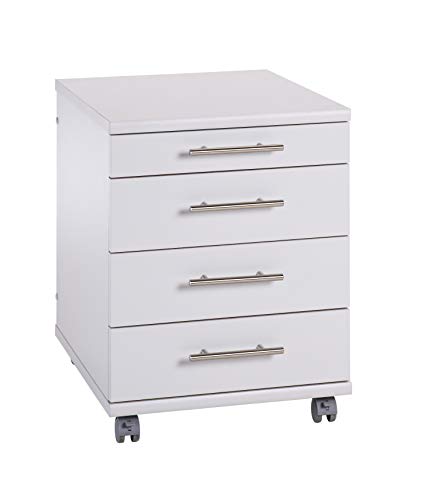 Möbelpartner Till Rollcontainer, 701395, lichtgrau, ca. 42 x 50 x 57 cm