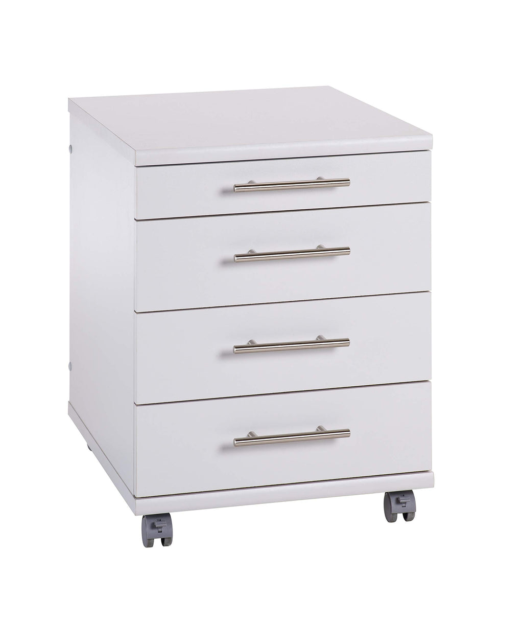 Möbelpartner Till Rollcontainer, 701395, lichtgrau, ca. 42 x 50 x 57 cm