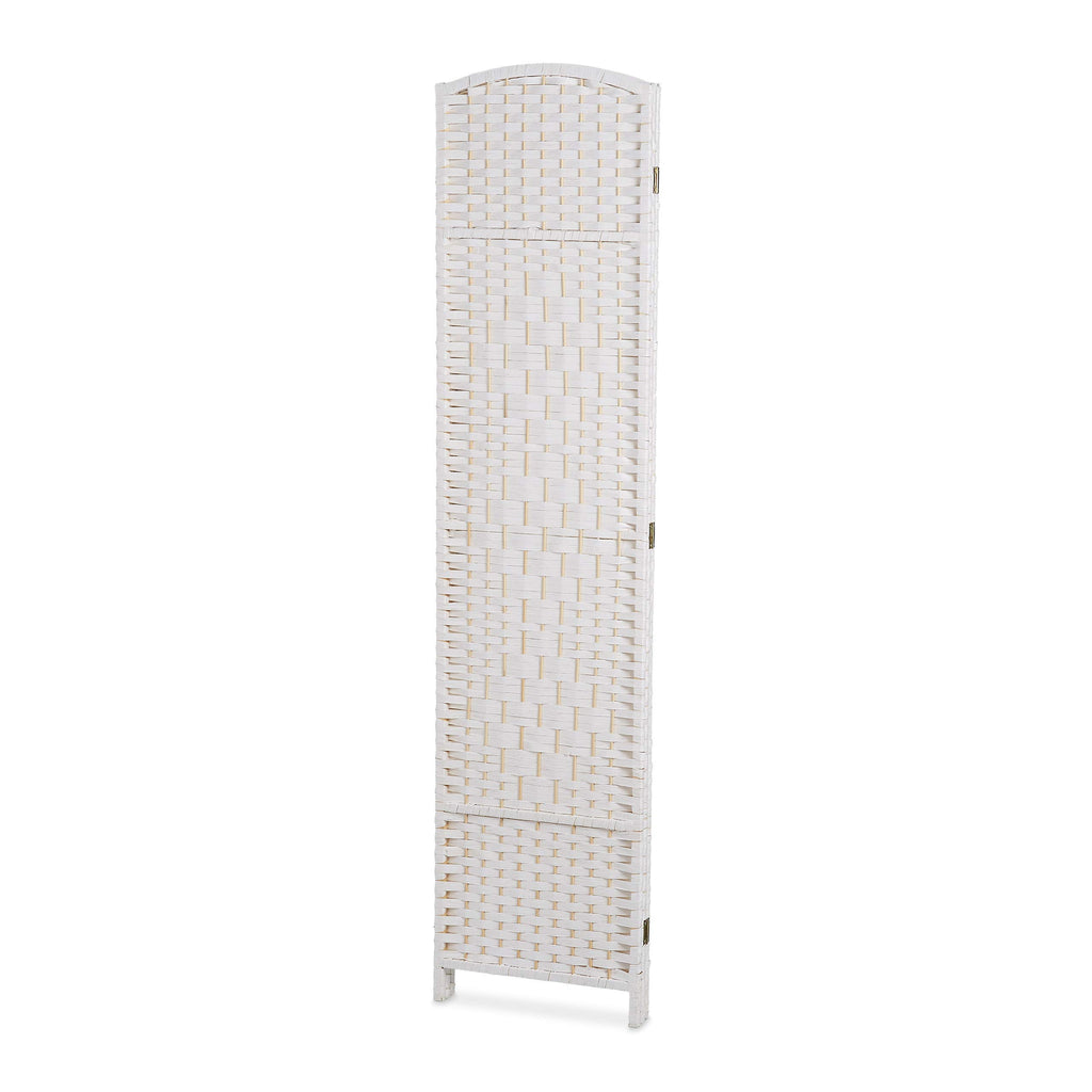 Relaxdays Paravent 3-teilig, HxB: 170 x 120 cm, Faltbarer Raumtrenner, Sichtschutz, Holz & Papierseil, versch. Farben