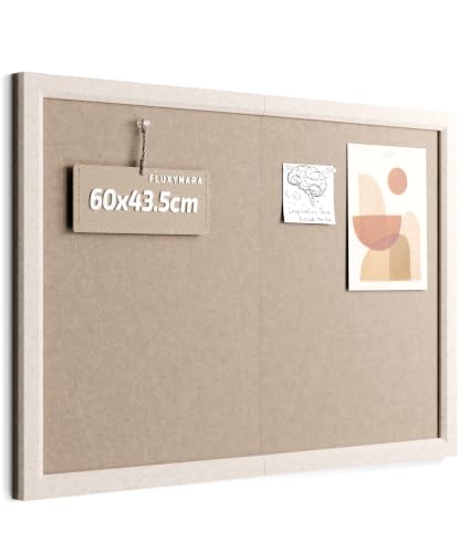 Fluxynara 60 x 43,5 cm Korktafel-Alternative, Dunkles Taupe