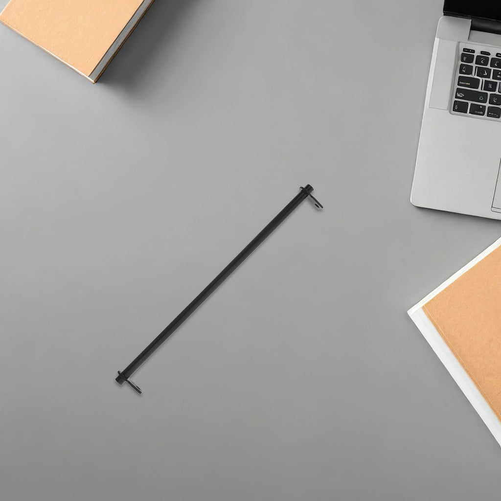 VILLCASE Doppelköpfige Aufhängestange zur Effizienten Organisation im Schreibtischschubladen 5 Stück aus Schwarzem Eisen 25,20x3,00x1,30 Cm Vielseitig Einsetzbar für Hängende Ordner