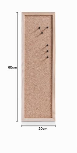 Zeller 11115 Pinbord, natur, ca. 20 x 60 cm, Mehrfarbig