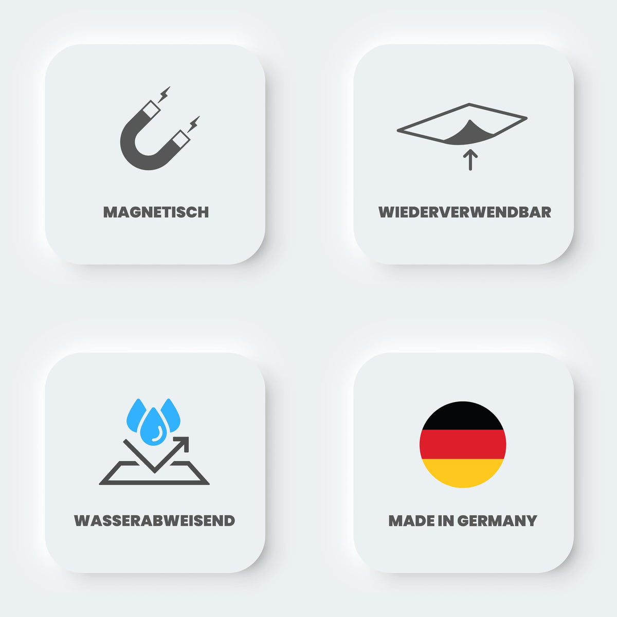 90 Feedback Magnete im Set (Durchmesser 2,5cm): 30 fröhliche grüne, 30 neutrale gelbe & 30 traurige rote Gesichter – Ideal für kreative Kommunikation in Schule, Job & Alltag (25mm)