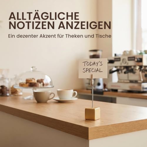 4 Stück 4 Farben Memo-Cliphalter Ständer mit Krokodilverschluss für Bilder, Karten, Papier, Notizklammer für Büro, Zuhause, Papierständer für Schreibtisch, Büro, Memo-Halter, Memo-Halter