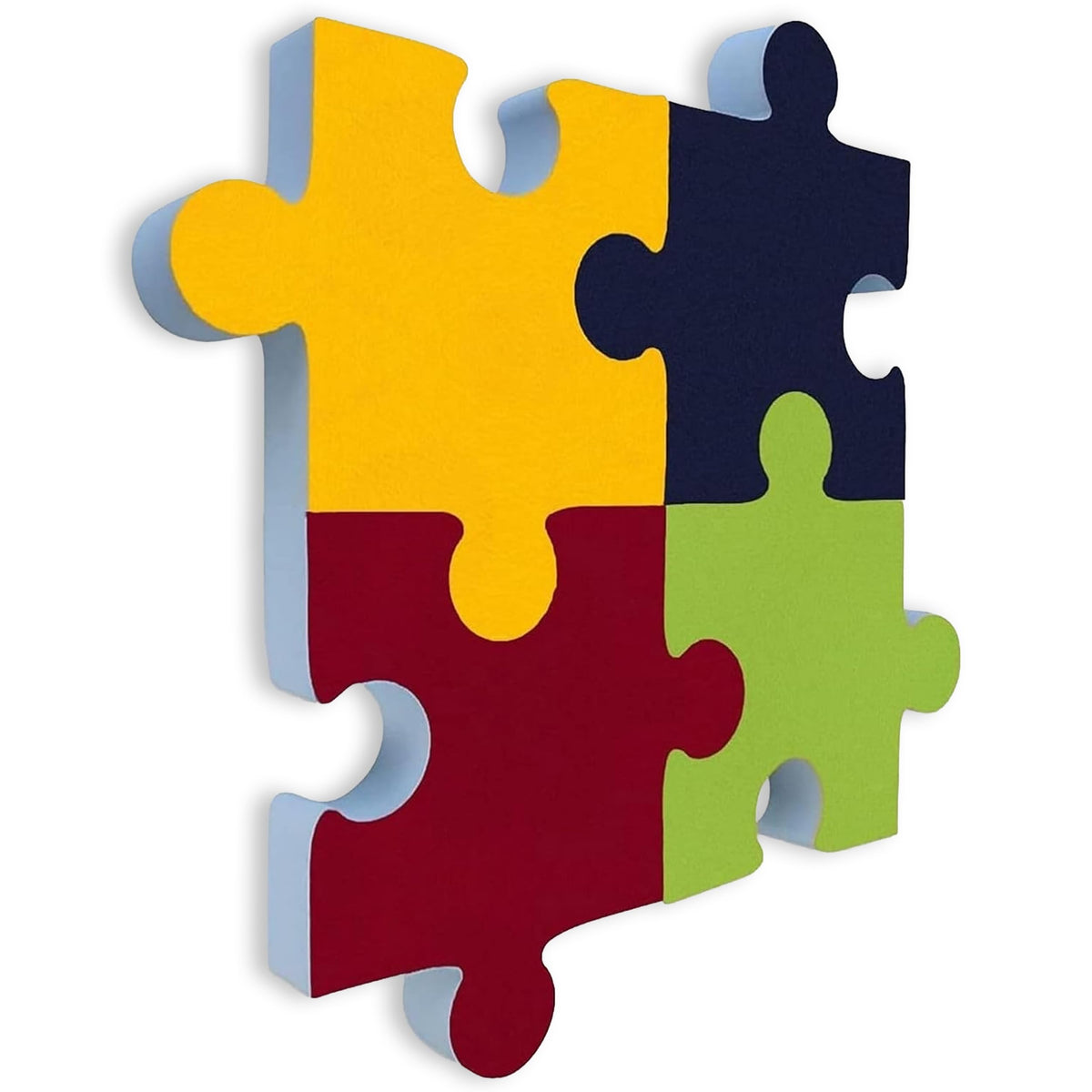platino24 Puzzle Schallabsorber 4er Set – Wand & Decke – Vierfarbig