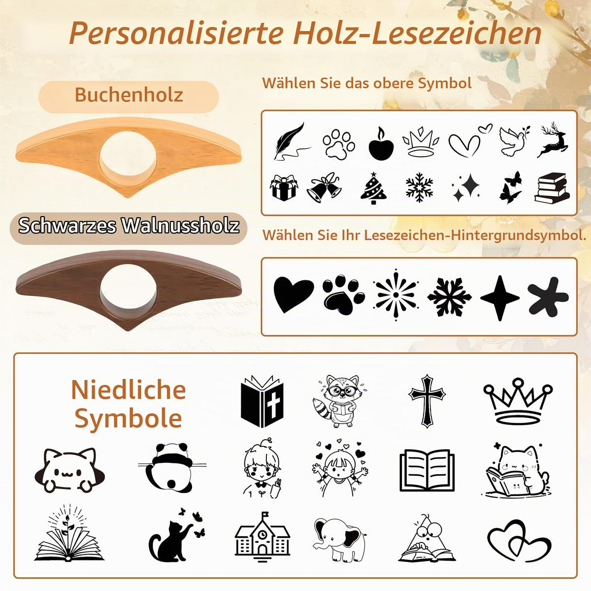 Personalisierter Buchseitenhalter, individuell gestalteter Daumenseitenhalter aus Holz mit Gravur, Leseaccessoire für Bücherliebhaber, Lehrer, Frauen und Männer, Geschenkidee für Bücherfreunde