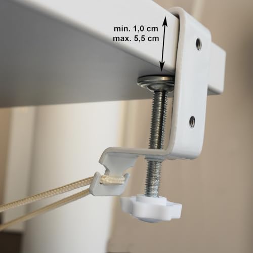 höhenverstellbare Hängematte für den Schreibtisch oder das Büro - Fußhängematte für eine bessere Entspannung (Schwarz)