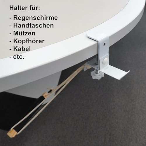 höhenverstellbare Hängematte für den Schreibtisch oder das Büro - Fußhängematte für eine bessere Entspannung (Schwarz)