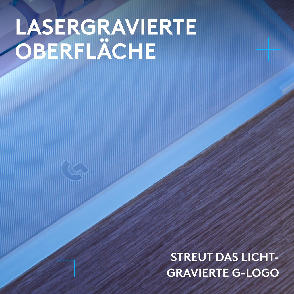 Logitech G G512 X PALM REST 98, LIGHTSYNC RGB Acryl-Handballenauflage