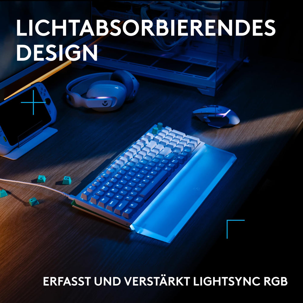 Logitech G G512 X PALM REST 98, LIGHTSYNC RGB Acryl-Handballenauflage