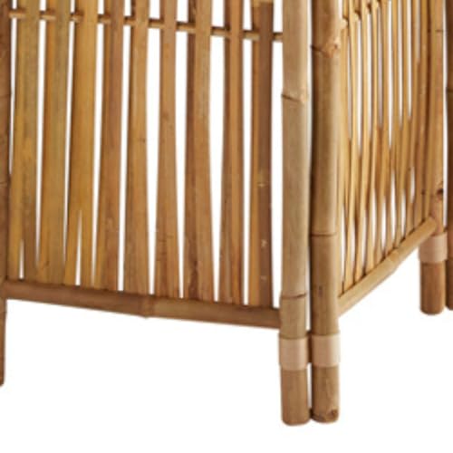 Box and Beyond Paravent aus Bambus – Natur – 160 x 139 cm