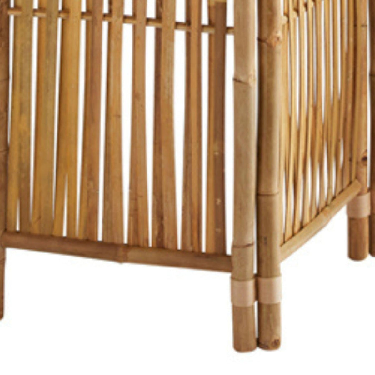 Box and Beyond Paravent aus Bambus – Natur – 160 x 139 cm