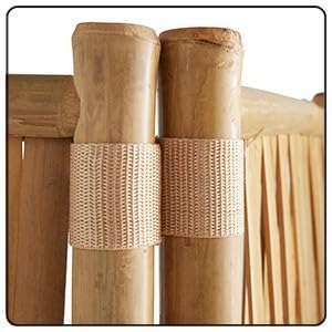Box and Beyond Paravent aus Bambus – Natur – 160 x 139 cm