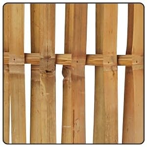 Box and Beyond Paravent aus Bambus – Natur – 160 x 139 cm