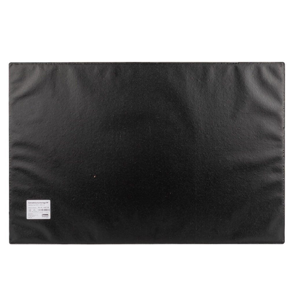 Idena 10447 - Schreibtischunterlage mit zwei Einstecktaschen, Weltkarte, ca. 58,5 x 38,5 cm groß, praktisches Zubehör für Kinder-, Jugend- und Arbeitszimmer