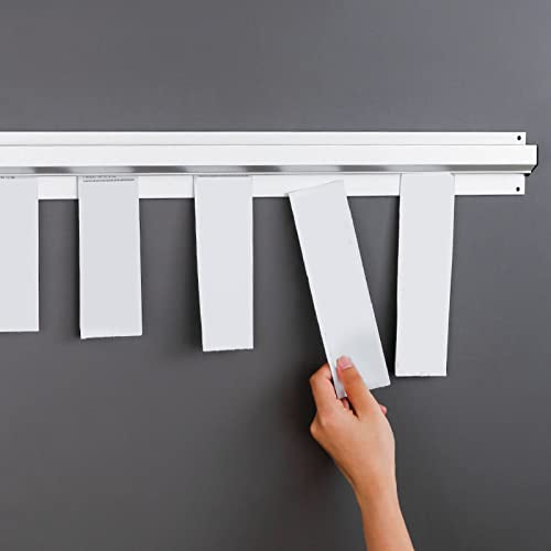 CHICIRIS Aluminium-Schiebekartenständer, Flexibler Bestellhalter für Küche, Restaurant, Gerilltes Design für Stiftaufbewahrung