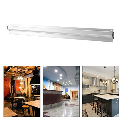 CHICIRIS Aluminium-Schiebekartenständer, Flexibler Bestellhalter für Küche, Restaurant, Gerilltes Design für Stiftaufbewahrung