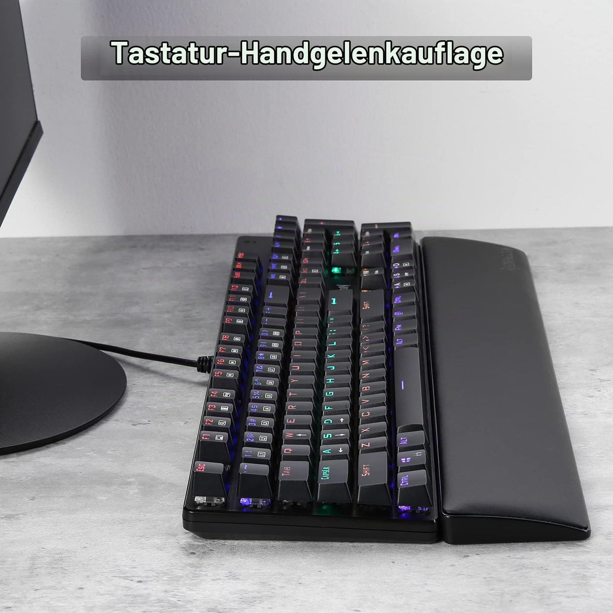 Redragon P037 Meteor L Handballenauflage 104 Tasten Memory Schaum