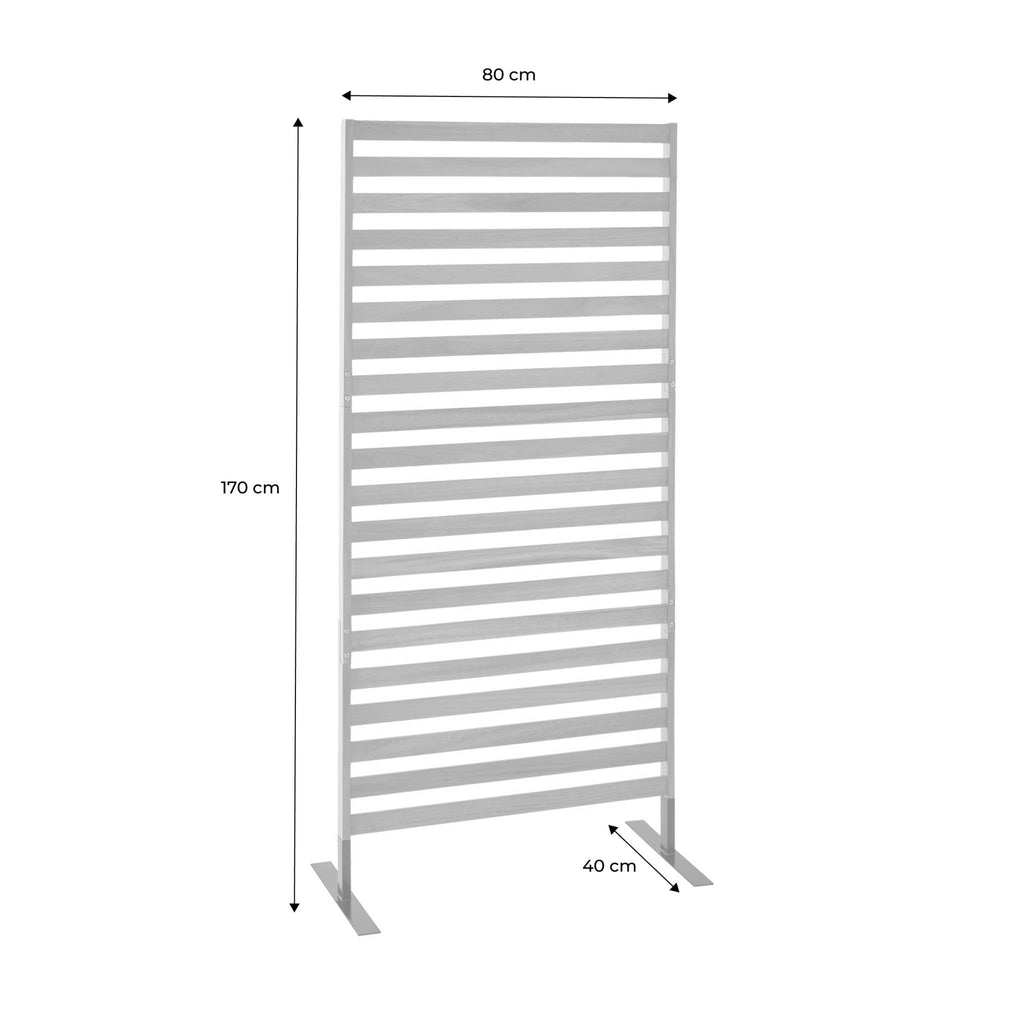 Outdoor-Paravent aus Holz, 80cm, FSC-Akazie, innen, außen - Parada