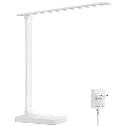 Lepro Schreibtischlampe LED, Dimmbar, 800LM 3 Farben & 5 Helligkeitsstufen