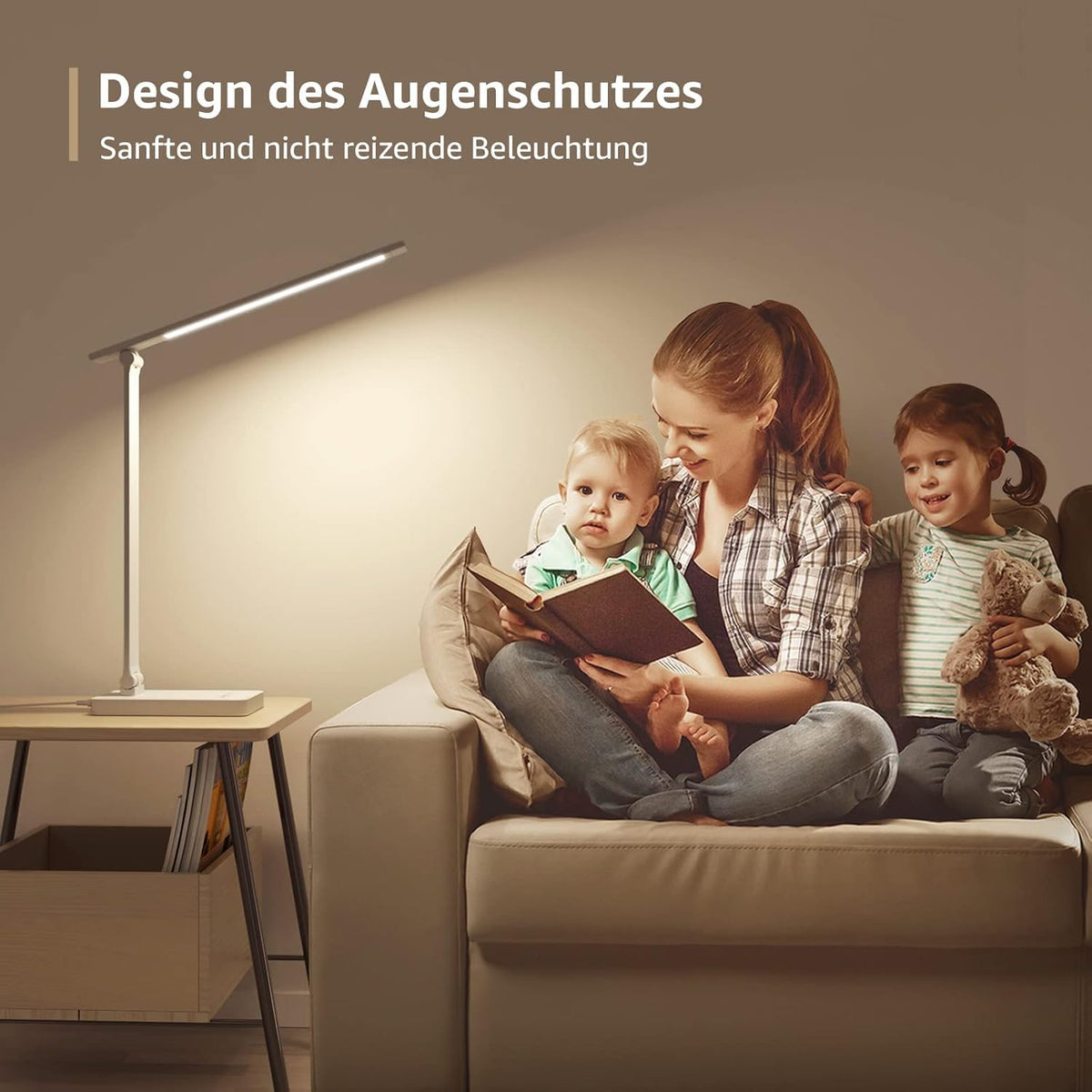 Lepro Schreibtischlampe LED, Dimmbar, 800LM 3 Farben & 5 Helligkeitsstufen