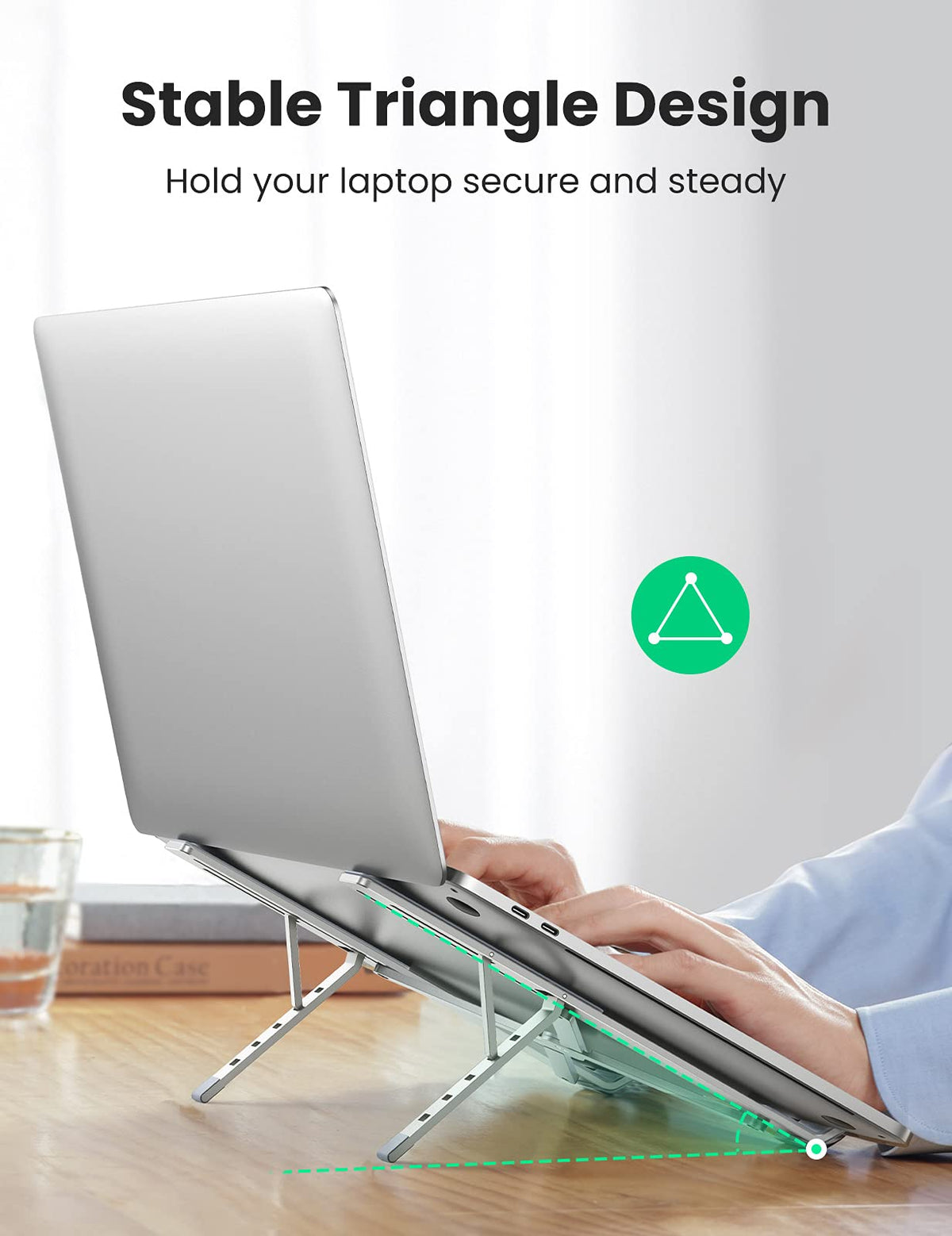 UGREEN Aluminium Laptop Ständer Höhenverstellbar 5 Stufen Belüftet