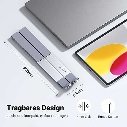 UGREEN Aluminium Laptop Ständer Höhenverstellbar 5 Stufen Belüftet