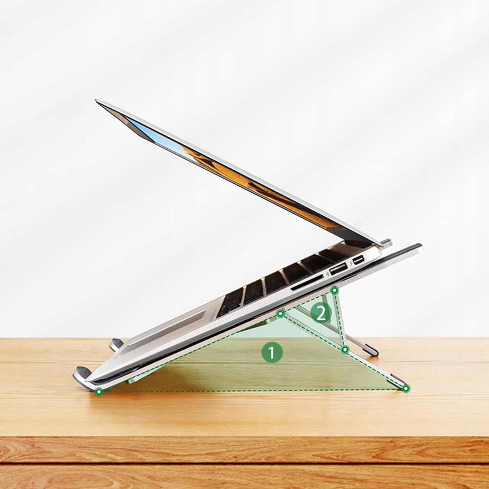UGREEN Aluminium Laptop Ständer Höhenverstellbar 5 Stufen Belüftet