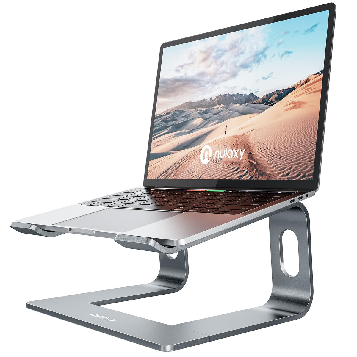 Nulaxy Laptop-Ständer für den Schreibtisch, abnehmbare Aluminium-Erhöhung