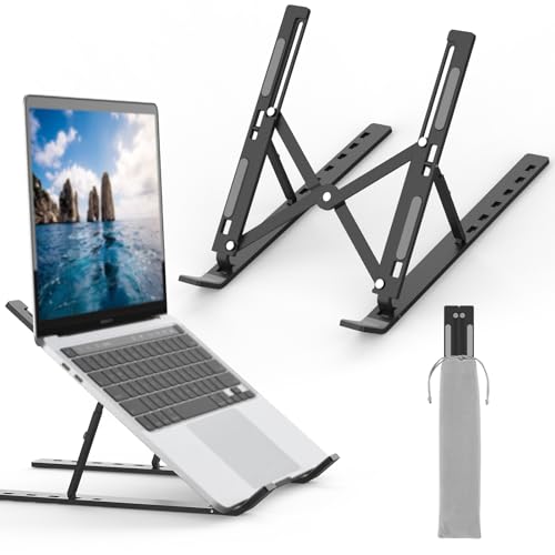 GRIFEMA Laptopständer, Tragbarer Faltbarer Laptop Stand, Notebookständer