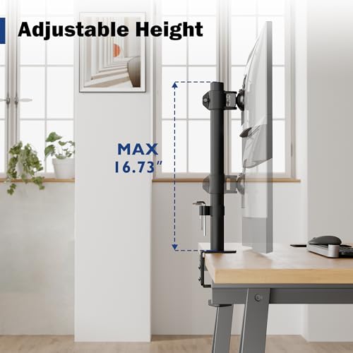 BONTEC Monitor Halterung für 13-34 Zoll Bildschirme, 10 kg, Tischhalterung
