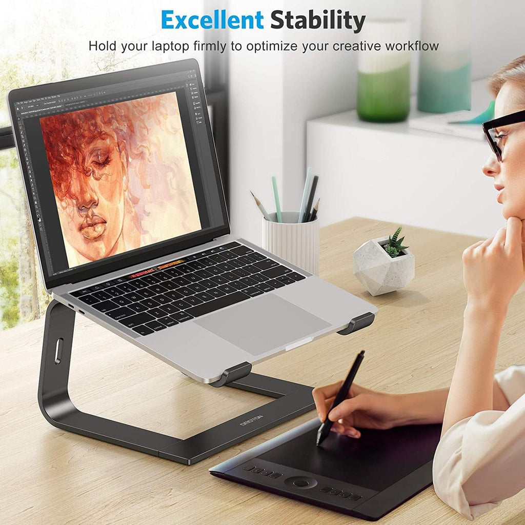 OMOTON Laptop Ständer, Notebook Ständer mit Belüftung, Universal PC Riser