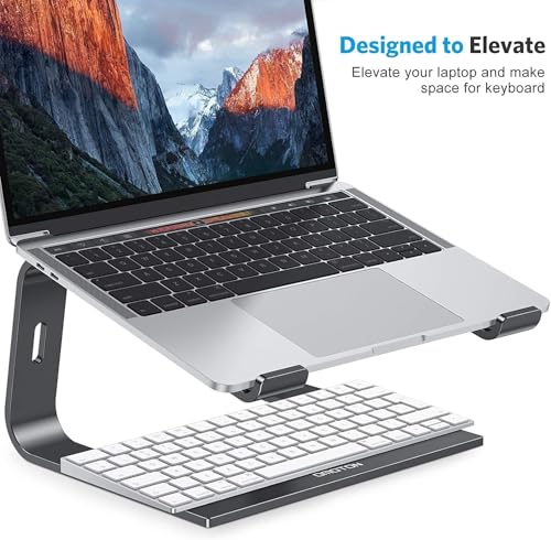 OMOTON Laptop Ständer, Notebook Ständer mit Belüftung, Universal PC Riser